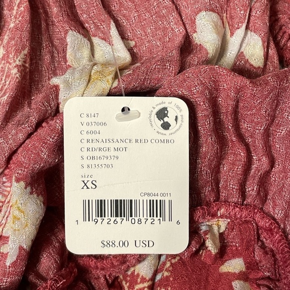 Free People Bali Wild Daisy Slip in Renaissance Red
New - Picture 7 of 8